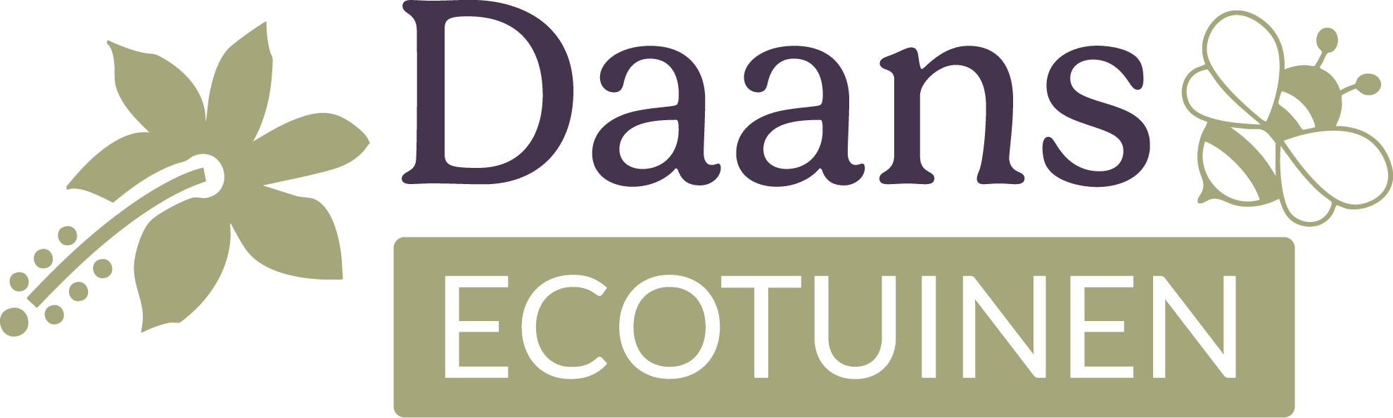 Daans-ecotuinen logo B paarsgroen